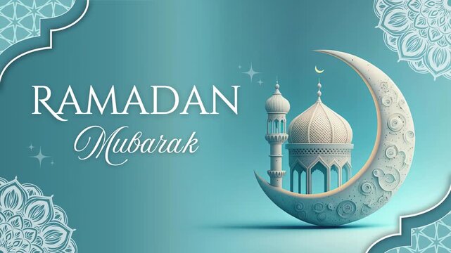 Modern Aesthetic Ramadan Mubarak