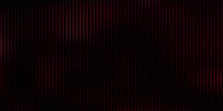 Abstract digital art featuring dynamic red wave patterns against black background. Rhythmic vertical lines create flowing movement with deep crimson gradients.