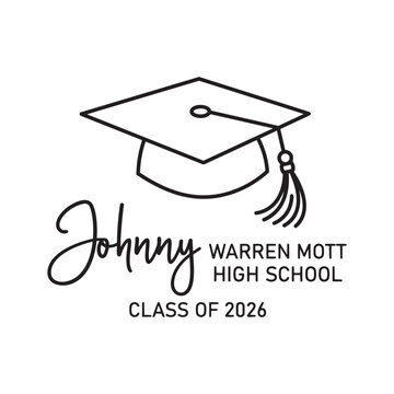 Graduation Cap Design &ndash; Warren Mott High School 2026
