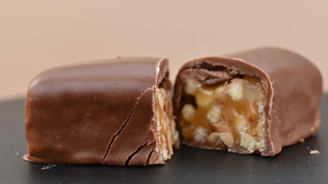 video of a chocolate bar