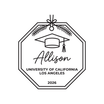 Graduation Octagon Design &ndash; UCLA 2026