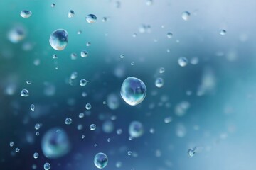 blue background with water droplets