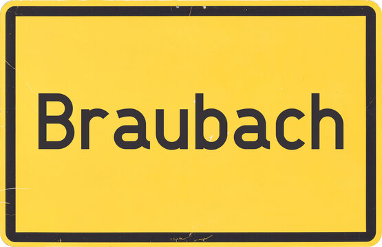 Ortsschild Braubach