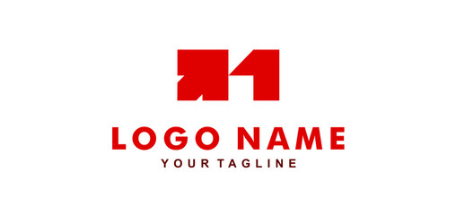 Obraz premium letter m with arrow logo icon design vector design template inspiration. editable color and vector. 