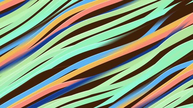 colorful striped fabric