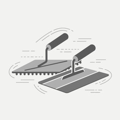 Modern Trowel Tools For Construction And Renovation Work
