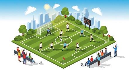 Soccer Field City Park Recreation. © wahno