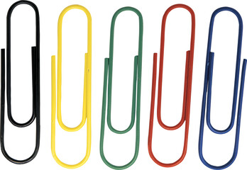 paper clip on white background