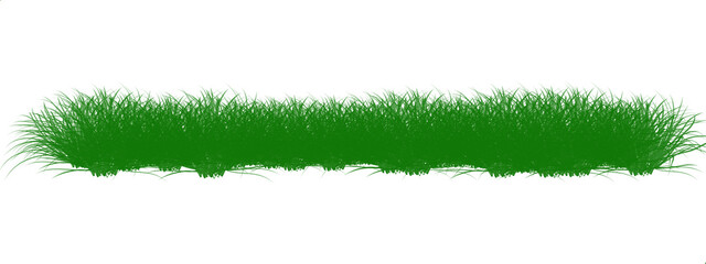 Fresh Short Green Grass Strip for Foreground Masking and Professional Outdoor Gardening Marketing Material Backgrounds