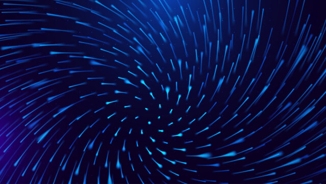 Digital Network Flow: Abstract High-Speed Optical Fiber Cable Transmitting Data Streams in a Modern Tech Background. Internet Infrastructure Concepts.