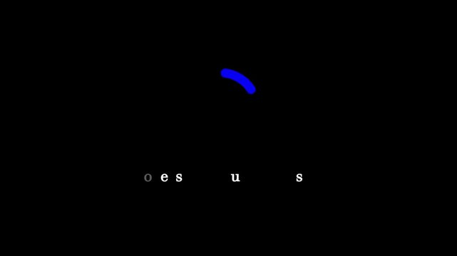 Spinning circular loading icon with text Processing your request on black background. Spinner waiting and Processing icon animation.