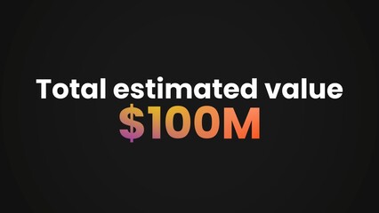 Clean Professional Dollar Number Increase Kinetic Title