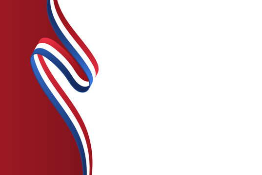 Netherlandish Flag Template. Netherlands National Symbol Background. 