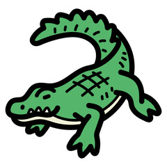 Obraz premium crocodile illustration