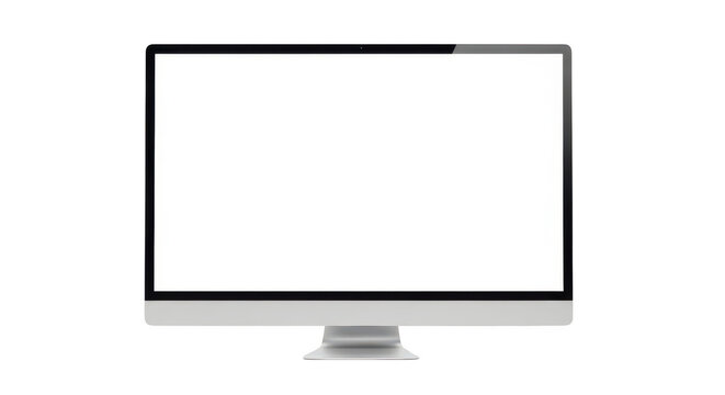 Modern computer monitor with sleek design and wide screen display