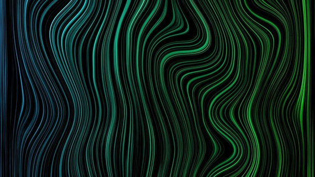 Dark Modern Colorful Lines Waves Background