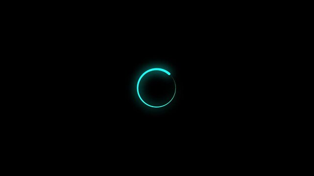 circle loding animation Beautiful Circle Loading icon animation.loading progress bar loading animation for website.4k video