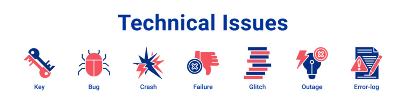 Technical Issues Icon Banner
