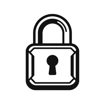 Robust Digital and Physical Security Padlock Icon Illustrating Advanced Protection, Privacy, and Secure Access Control Solutions for Websites, Applications, Data, and Property, Symbolizing Unbreakable