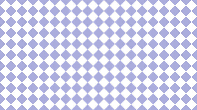 Seamless argyle pattern with purple and white diamonds in a classic checkerboard layout. This versatile, tileable background is perfect for textile designs, gift wrap, and stationery projects.
