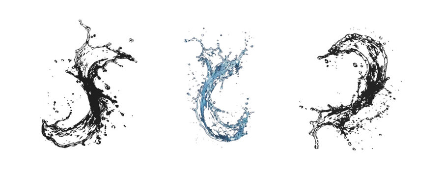 Realistic water drops on a transparent background, condensation on the surface with light reflection and shadow, vector, png, 3D effect.	
