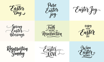 Easter greeting cards with inspirational quotes © MD