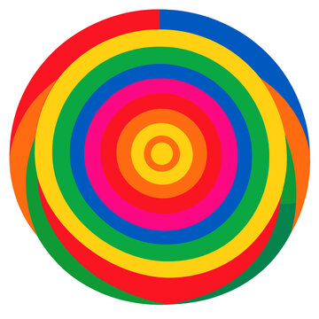 A bold-hued, concentric-circle abstract background inspired by the 1960s op art movement, designed to produce a visually captivating and dynamic composition, e