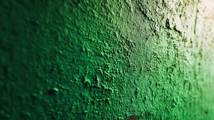 Fototapeta premium Green Textured Wall Background