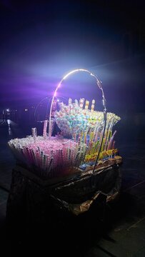 Vendeur de bonbons ambulant