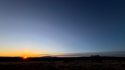 Fototapeta premium sunset in the mountains