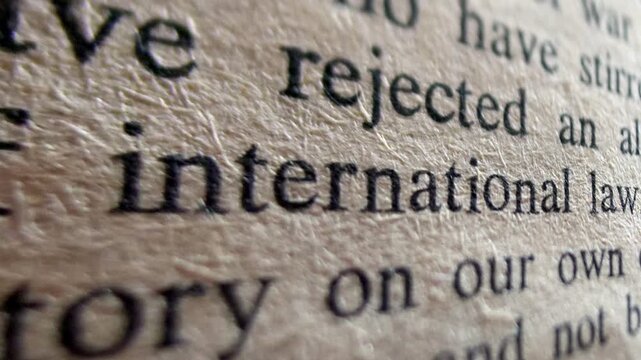 Close up of classified document dolly shot