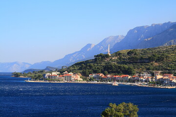 Picturesque Bay in Croatia, Featuring Azure Adriatic Waters, Marina