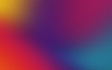 Obraz premium Deep red and blue grain background with dark violet center for high contrast design work