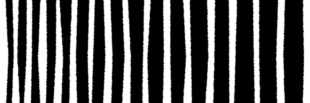 Hand Drawn Vertical Stripes Pattern, Minimalist Grunge Texture for Scrapbooking and Collage Art