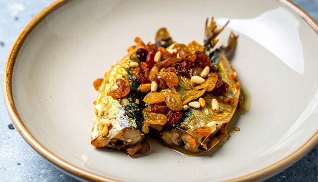 Venetian Sarde in Saor with Caramelized Onions and Pine Nuts