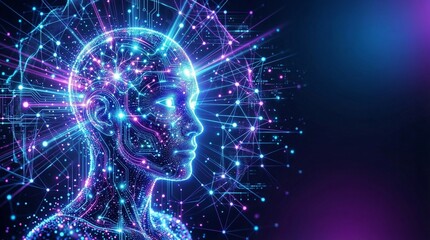  Futuristic Generative Artificial Intelligence Concept