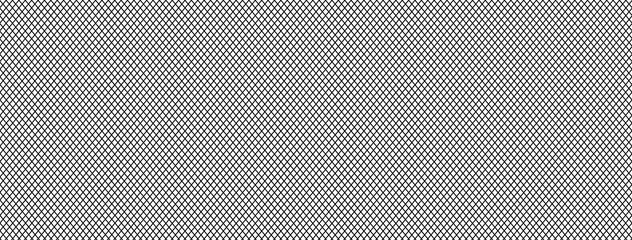 Seamless wire mesh grid pattern texture resembling chain link metal net. Minimal geometric lattice background.