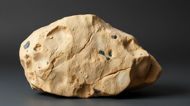 sandstone (arenite) mineral stone isolated