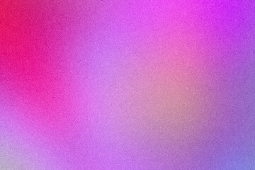 Fototapeta premium Dreamlike grain gradient blending vivid pink and soft violet shades into a smooth abstract field, perfect for creative branding, event posters and trendy social media designs.