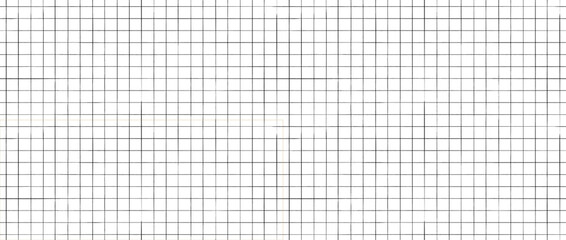 Seamless drawn square grid pattern. Doodled checkered background. Repeated sketched thin checker paper texture. Straight line planer page wallpaper. Vector pencil drawn journal sheet notebook template © vika_k