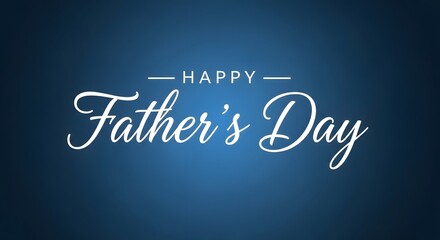 Obraz premium Happy father's day greeting card