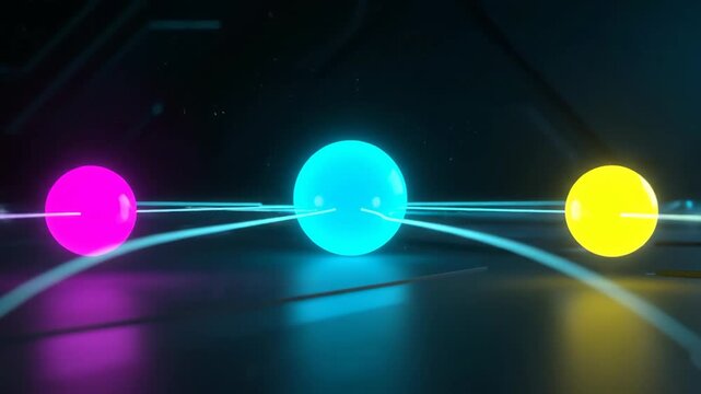 Investment Portfolio Growth Concept with Expanding Financial Spheres and Wealth Network