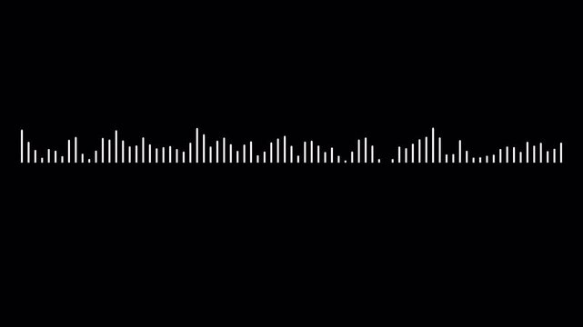 Futuristic Audio Visualizer &ndash; Dynamic Sound Wave Equalizer Animation