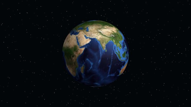 Satellite Zoom Animation from Outer Space to Lille France