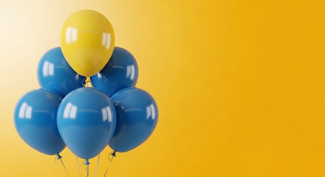 Vibrant balloons celebrating labor day with joy and festivity