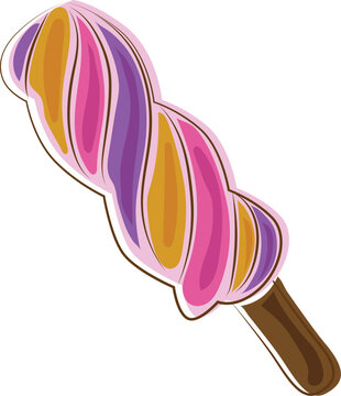 colorful candy swirl doodle marker handmade style