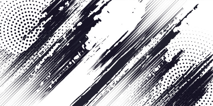 Tire tracks background for rally, drift, motocross, off-road and other auto and motorsport. Black tire marks on a white background with a worn effect and splashes of dirt. Vector isolated texture