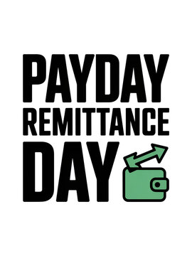 OFW Humor Payday Remittance Day T-shirt Design