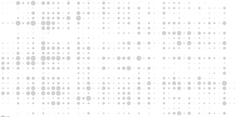 Light Gray Abstract Halftone Dot Grid Pattern Background