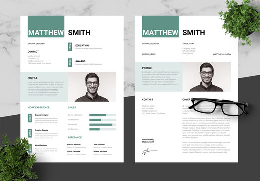 Green Black Professional Resume